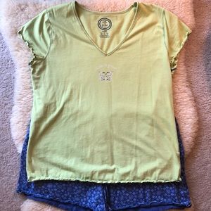 Life is Good short sleeve & shorts Pajama Set